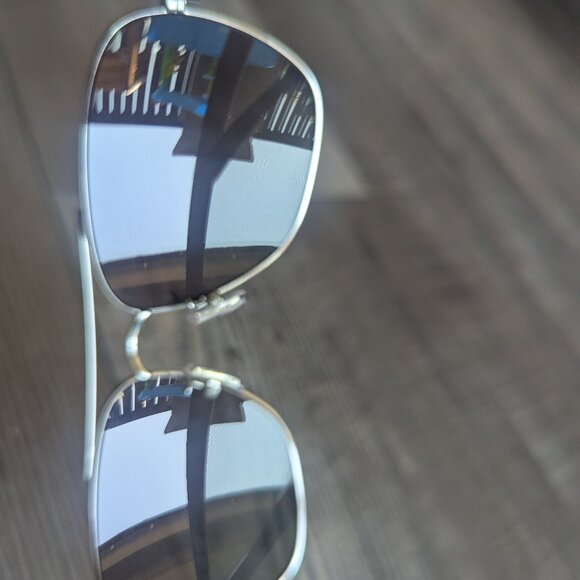 Coach Women's Aviator Sunglasses HC7072B Black Silver L - Picture 13 of 14